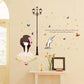 [Flower Girl] Wall Sticker The third generation street lights removable wall sticker PVC