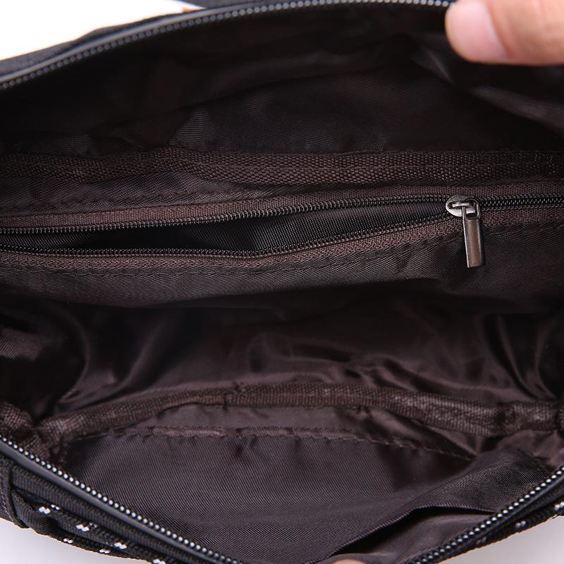 Waist Bag Men Portable Large Capacity Embroidered Chest Bag Shoulder Bag Outdoor Sports Shoulder Bag