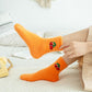 Female Mid-tube Autumn Winter Coral Fleece Thickened Warm Floor Socks Sleep Socks