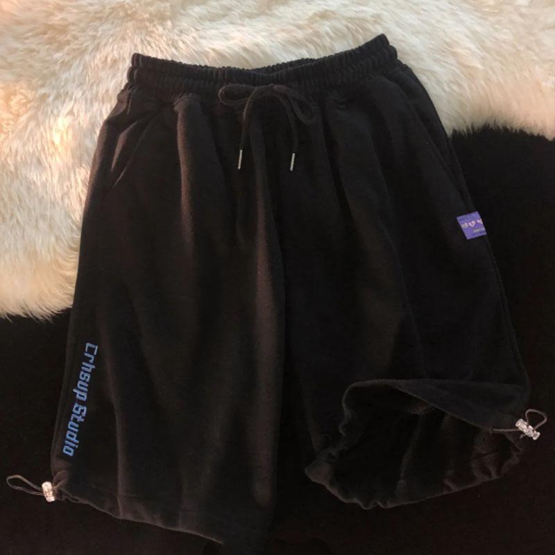 Summer Ins Loose Casual Shorts Sports Comfortable Breathable Five-point Pants Unisex Harajuku Style Student Soft Skin-friendly Pants