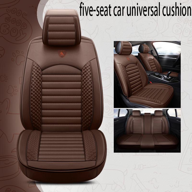 Wear-resistant and breathable car seat cover Five-seater car cushion Four seasons car leather seat