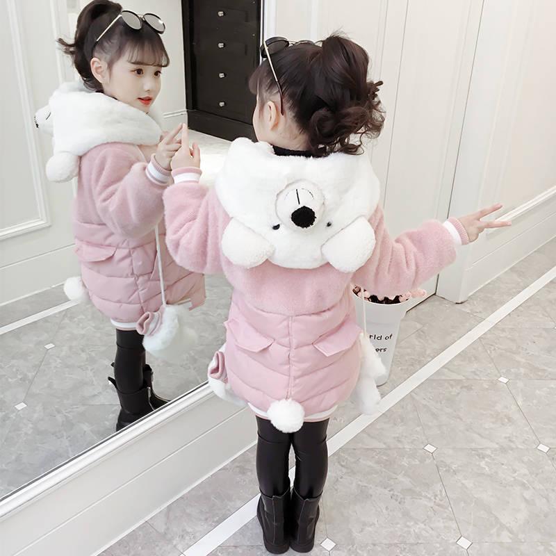 Winter Girls Jackets Boys Coat Hooded Children Parkas Casual Thicken Warm Baby Kid Clothes Outerwear