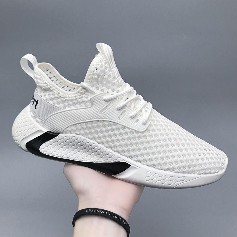 Running Shoes Men Fashion Mesh Sneakers Male Sport Shoes Lace-Up Lightweight Shoes Male Zapatos De Mujer Training Trainers Men