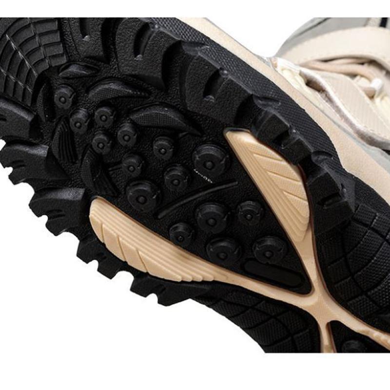 Winter Women's Ski Boots Waterproof Non-slip Outdoor Large Size Snow Boots Plus Velvet Thick Leather Boots