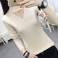 Pofulove Women Half Turtleneck Sweater Bottoming Shirt Long Sleeve Autumn Winter Pullover Slim Tight