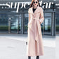 Fashion and Popular Women's Fur Coats In Winter Long Thick Mink Velvet Coat