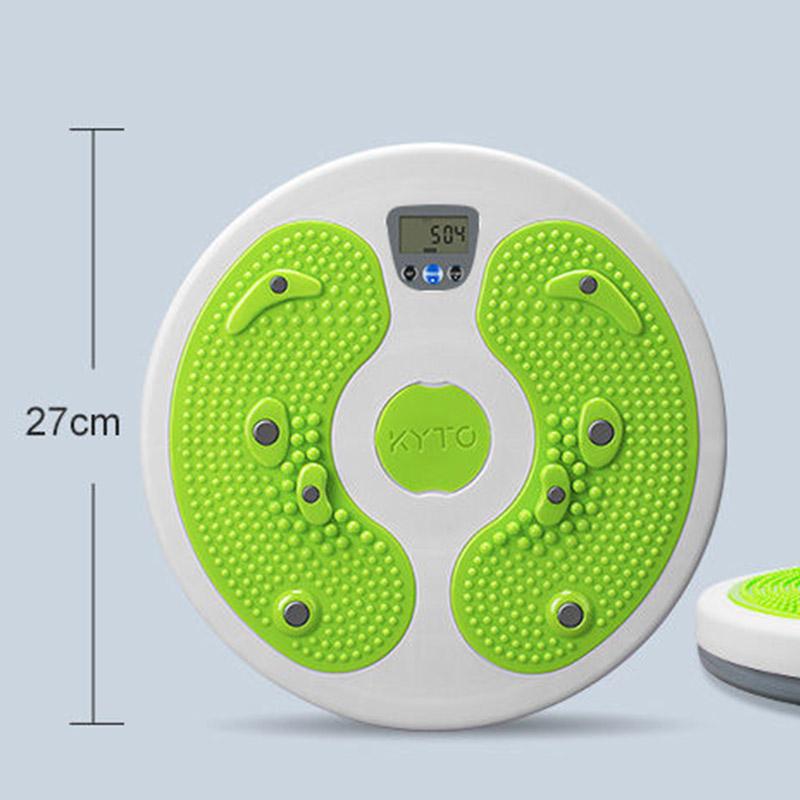 Female Abdomen Home Twisting Rotating Plate Weight Loss Twisting Machine Abdomen Artifact Thin Waist Fitness Equipment with Smart Counter