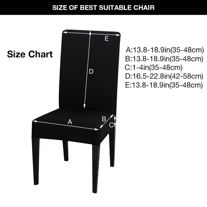 Plain Color Chair Cover Spandex Stretch Elastic Wedding Banquet Chair Covers Dining Seat Cover
