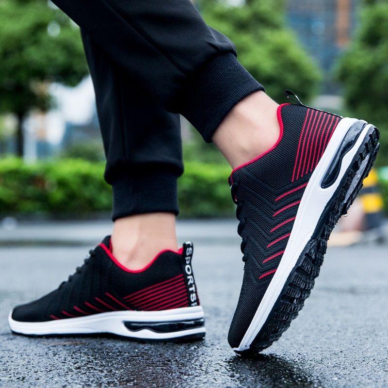Men Shoes Lac-up Men Casual Shoes Lightweight Breathable Sneakers Men Running Shoes