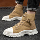 Fall Men's High Top Martin Boots Korean Style Trendy Locomotive Casual Shoes Student Canvas Shoes