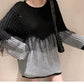 Maternity Wear Spring and Autumn Fashion Top Loose Knit Dress Mid-length Coat for Expectant Mother