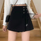Women Skirts Large Size Casual A-line Mini Skirt Female Summer Solid Color Slim Lace-up Skirt High Waist Irregular Skirt
