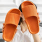 Unisex Stepping on Shit Slippers Ladies Summer Home Non-slip Bathroom Bath Couple Slippers Sandals and Slippers Men Outer Wear Light Flip Flops