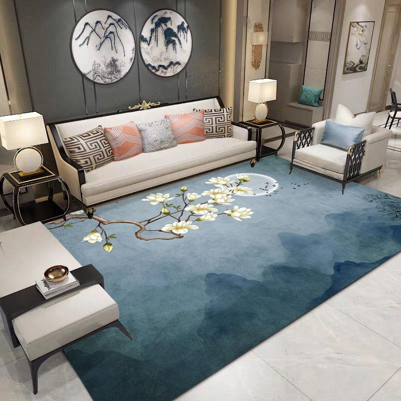 Chinese Style Carpet Living Room Coffee Table Blanket Chinese Style Bedroom Bedside Blanket Entrance Door Custom Carpet