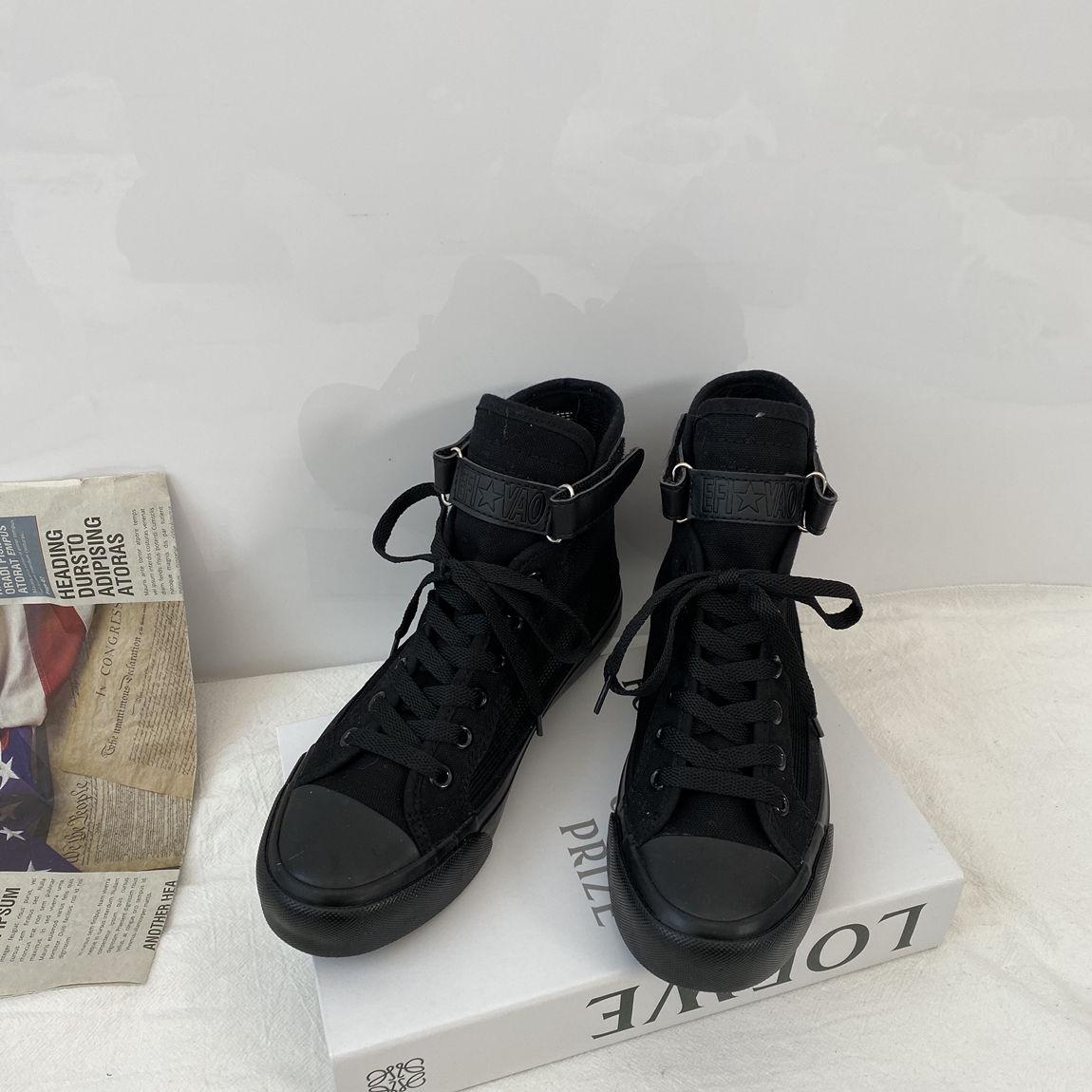 Summer Candy-colored Mesh High-top Canvas Shoes Female Students Korean Version of Ins Wild Breathable Casual Shoes