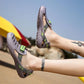 Men's Summer Hollow Hole Shoes Outdoor Beach Shoes Sandals Personality Half Slippers Men's Slippers Flip-flops