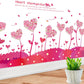Heart Star Garden Baseboard Wall Sticker Waistline Corner Wall Sticker Decorative Sticker Waterproof