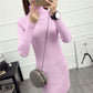 Sweater Dress Knitted Pullover Women Soft Winter Sweater Jumper Ladies Femenino Jumpers