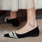 Low Heel Pointed Pearl Single Shoes Women Shallow Mouth All-match Bridal Shoes Flat Wedding Shoes French Retro Bridesmaid Shoes