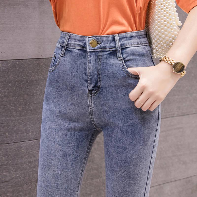 Jeans Woman Mom Flare Jeans Pants Jeans for Women with High Waist Large Size Ladies Jeans Denim