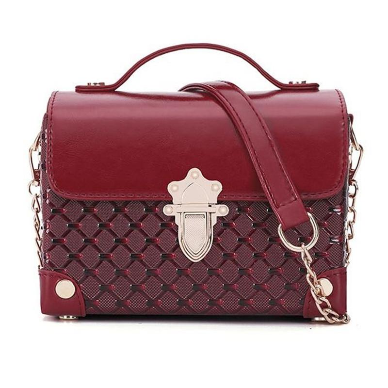 Bags Women's Fashion Korean Personality Suitcase Bag Wild One-shoulder Diagonal Shopping Shopping Small Square Bag