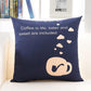 Creative Painting Printing Pillow Car Waist Pillow Home Sofa Pillow Soft Relaxation Artifact