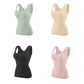 Women Thermal Vest Heavy Compress Tops Winter Underwear Sleeveless Wool Warm Clothing Shaper with Bra Undershirt Inner Wear