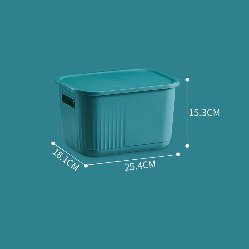 Desktop Storage Box Multi-functional Debris Storage Box Plastic with Cover Clothing Storage Basket Strapping Basket Underwear Finishing Box