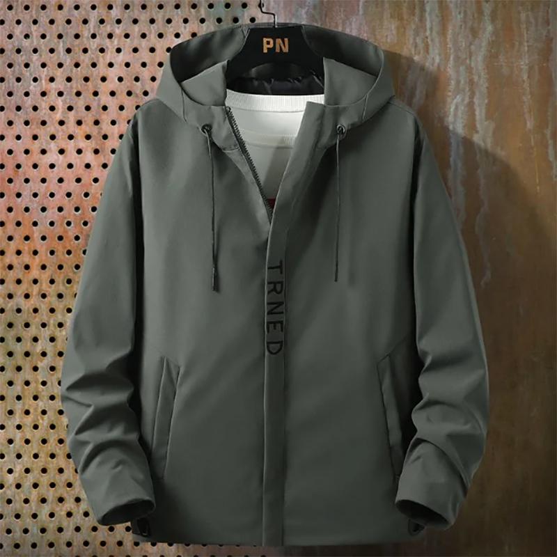 Men's Autumn and Winter Jackets Leisure Loose Slim Trend Jacket Young and Middle-aged Stand-up Collar Coats