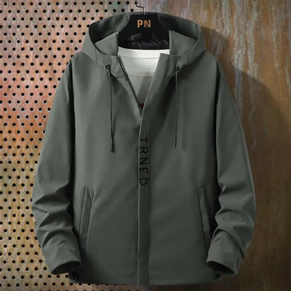 Men's Autumn and Winter Jackets Leisure Loose Slim Trend Jacket Young and Middle-aged Stand-up Collar Coats