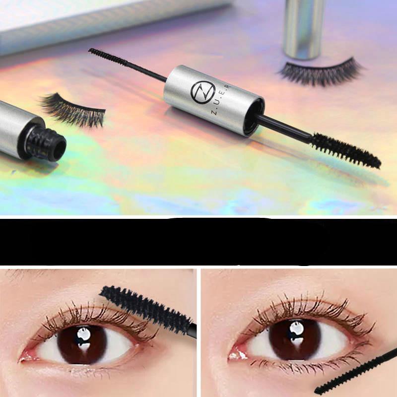 Mascara double-headed ultra-fine brush head does not smudge waterproof elongated curled and dense