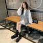 Temperament Small Fragrant Wind Waistcoat Jacket Women's Plaid Suit Waistcoat Jacket Casual Loose Single Button V-neck Waistcoat Sweet Wind