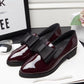 Single Shoes Female Comfortable Pointed Small Leather Shoes Female Students Korean Version of All-match Soft Sole Casual Bowknot Shoes