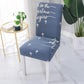 4PCS Elastic Printed Dining Chair Cover for Hotel Wedding Party Office Chair Covers Spandex Stretchable  Chair Cover