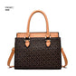 Personality Vintage Print PU Leather Handbags for Women Bags Luxury Top-Handle Bags Large Capacity Crossbody Bag