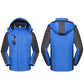 Winter Hooded Jackets Windproof Wearable Mountaineering Jacket Thicken Warm Waterproof Ski Jacket Outdoor Sports
