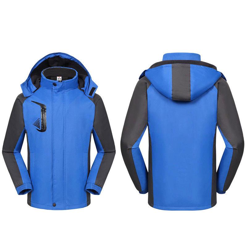 Winter Hooded Jackets Windproof Wearable Mountaineering Jacket Thicken Warm Waterproof Ski Jacket Outdoor Sports