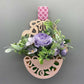 Wall Hanging Simulation Flower Set Silk Flower Artificial Flower Home Living Room Bedroom Wall Hanging Piece Flower Basket Simple Small Decorations