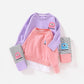 Girls' Suits Children Spring and Autumn Korean Version Cartoon Suits All-match Comfortable and Leisure Two-piece Suits
