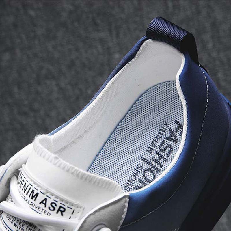 Summer Breathable Gradient Color Canvas Shoes Men's Trendy All-match Flat Casual Shoes