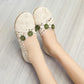 Forest Series Small Flowers Simple Low-top Mesh Shoes All-match College Style Casual Breathable Summer Sandals Literary Women's Shoes