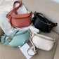 Fashion Lady Bag Waist Bag Leather Soft Leather Chest Bag Large Capacity Messenger Bag All-match Shoulder Bag