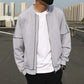 Spring and Autumn Men's Jacket Trend Handsome Loose Baseball Clothing Fashion Long Sleeve Jacket Splicing