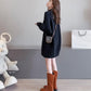 Autumn Winter High Neck Pullover Mid-length Sweater Jacket Women Korean Version Loose Outer Wear Winter Thick Sweater