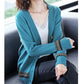 Autumn and Winter Style Korean Loose Knitted Cardigan Button Long-sleeved Sweater Fashion Coat Women