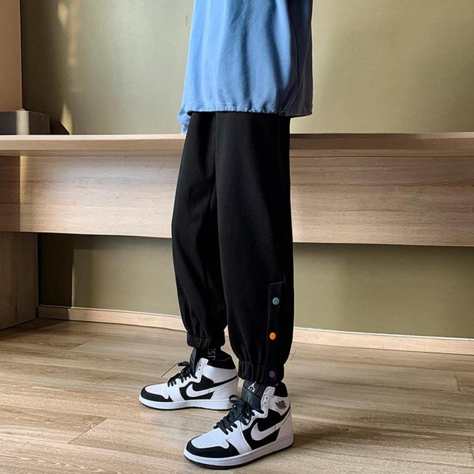 Pants Men's Summer Thin Breasted Sports Sweat Pants Workwear Loose Beam Feet All-match Men's Casual Pants