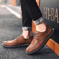 Custom Comfortable Men Pointed Toe Dress Shoes Genuine Low Leather Men's Wedding Shoes Loafers