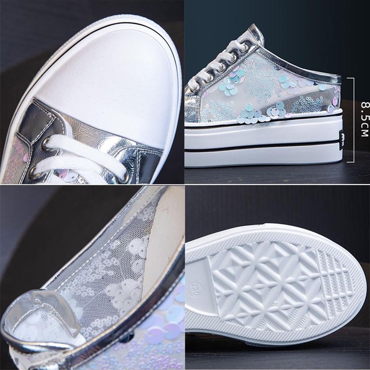 Women's Summer Slippers Fashion Sequins Shoes Ladies Slippers Super High Heels Woman Summer Shoes Slipper