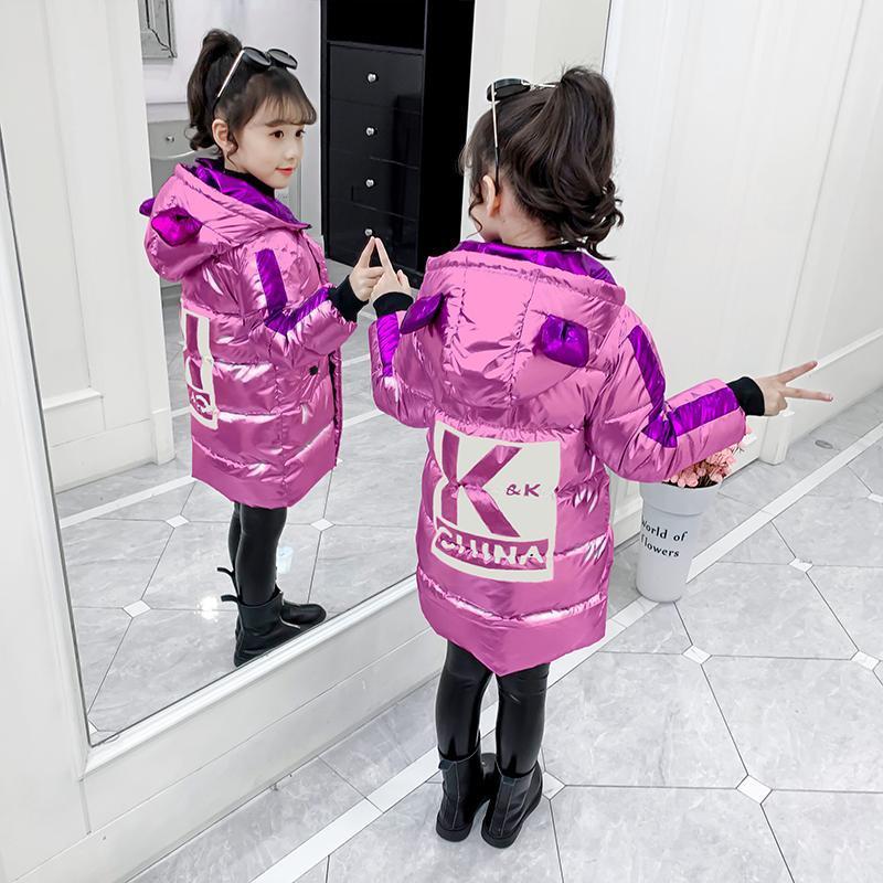 Hooded Girls Boys Winter Coat Long Sleeve Boys Winter Jacket WindProof Children Kids Winter Jacket