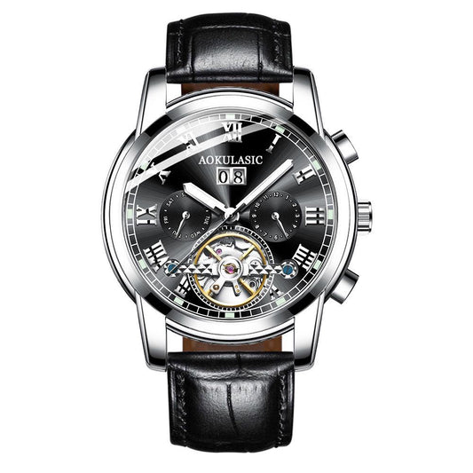 Design Genuine Waterproof Skeleton Men Automatic Watches Top Brand Luxury Mechanical Male Clock